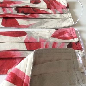 100% organic cotton face masks.